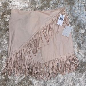 1State Fringe skirt